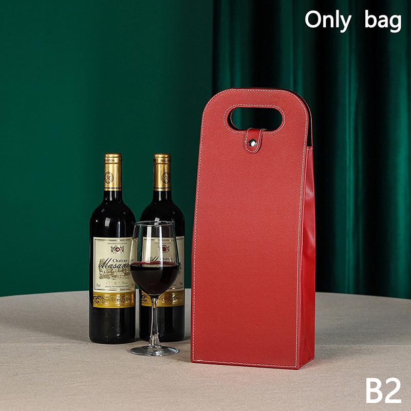 Подарочный пакет для вина, многоразовая кожаная сумка для вина, двухслойная сумка для шампанского, пива, подарочные пакеты для переноски на день рождения, девичник