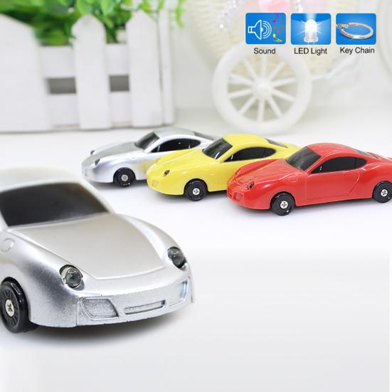 Подвеска светодиодный свет звуковой рог брелок брелок кольцо сумка телефон декор