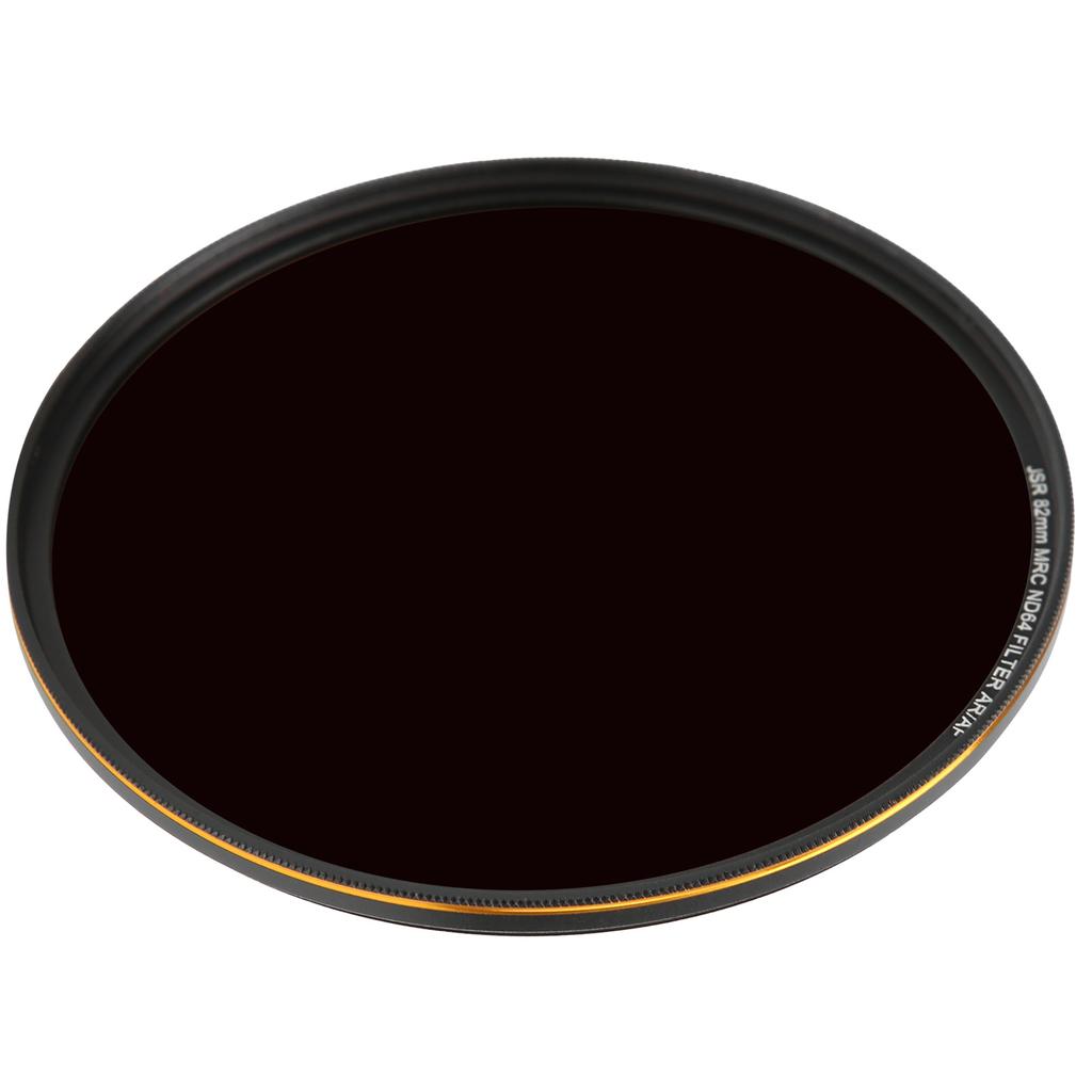 Junestar 82mm ND64 Filter MultiLayer Coating Waterproof Neutral Density ND Ultrathin Filter for