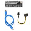 PCIE Riser Stable 8 FP Capacitors Gold Plated USB3.0 Interface Adapter Card for Win 7 for Win 8 for Win10 for Win XP