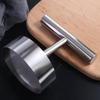 Round Stainless Steel Hamburger Press Non-Stick Manual Meat Pie Press Mold Patties Maker  Steak