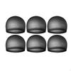 6 Pieces Wig Stocking Cap for Lace Front Wigs Elastic Breathable Headband Men & Women