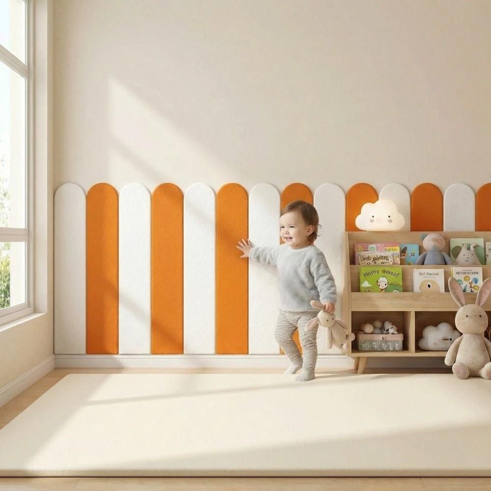 10 pieces/set Thickening Anti-collision Wall Sticker Solid Color Wall Protector  Corridors