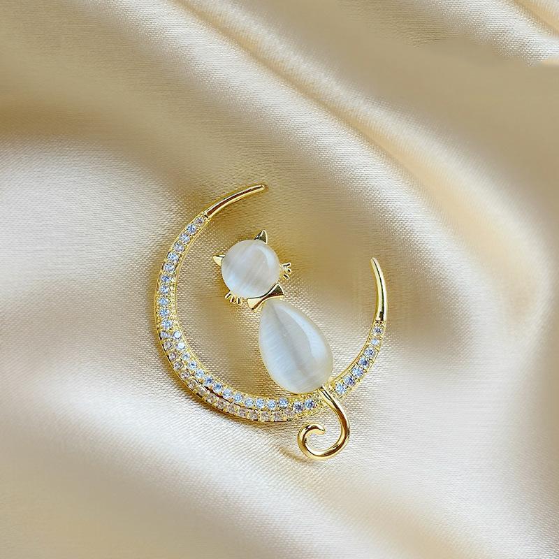 High-End Brooches, Women'S Sense Of Luxury, Niche, High-End Pins, Elegant Temperament, Fixed Clothes, Suits, Pearl Jewelry