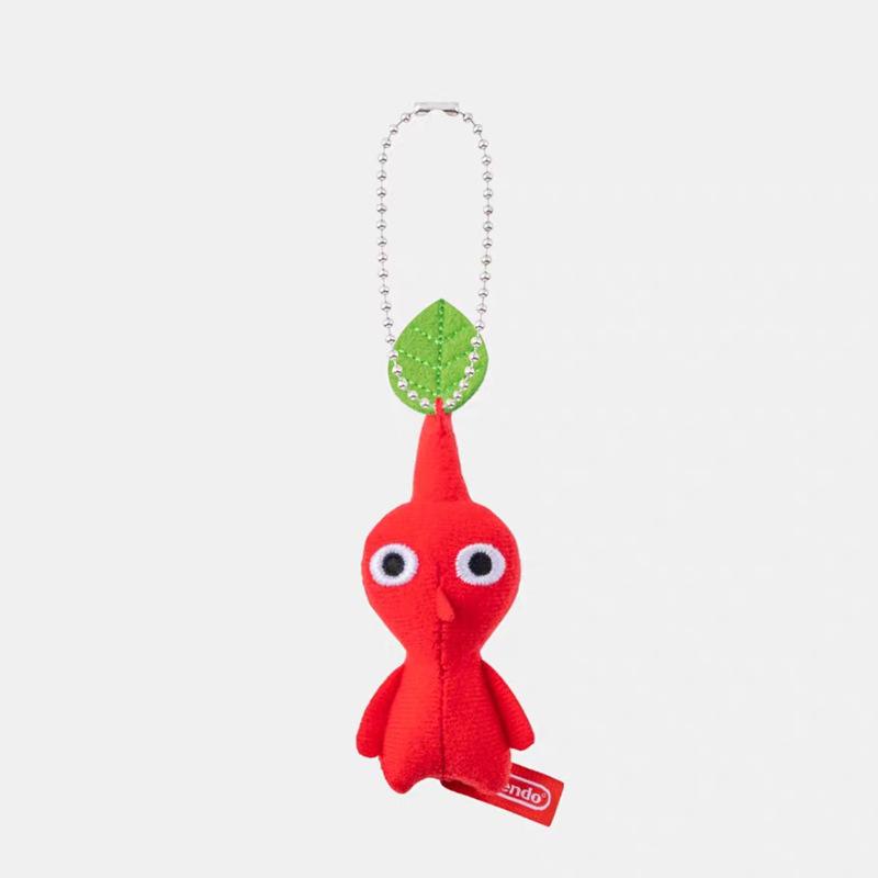 Mini Plush Pikmin Doll Keychain Soft Stuffed Bag Charm Pendant Decoration Red Yellow Blue Multicolored Toys Hanging Gift