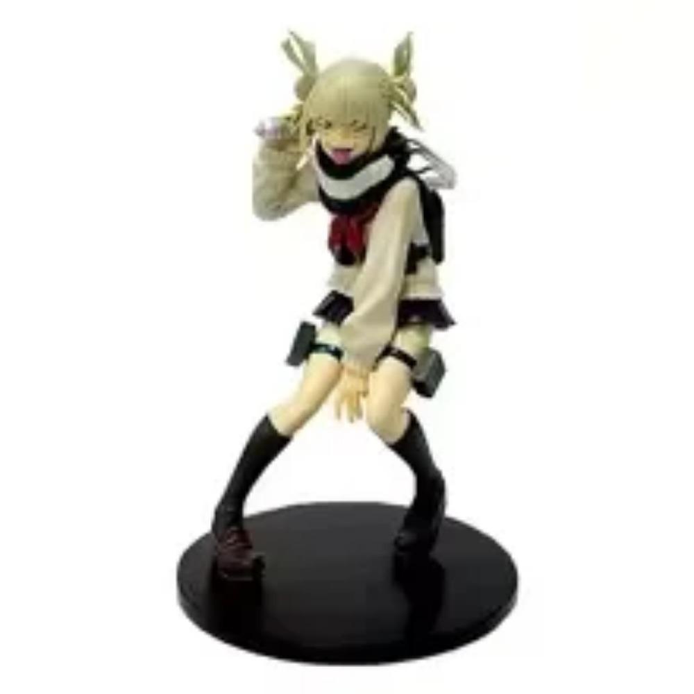 My Hero Academia Himiko Toga Anime Figure in Cute Uniform Battle Version Desk Ornament Collectible Model Toy Gift for Fans