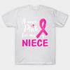T Shirt Women I Wear Pink For My Niece Breast Cancer Awareness T Harajuku Print Kawaii Tshirt Summer Short Sleeve Female T-Shirt Top Tee