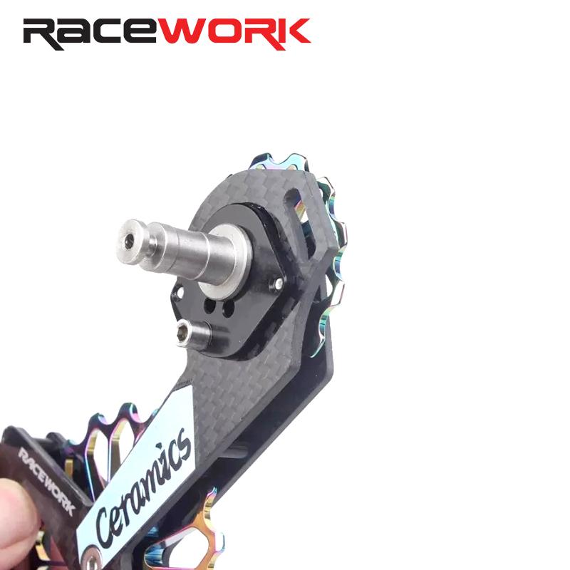 Велосипедный переключатель RACEWORK, керамические шкивы для группового набора, задний переключатель шоссейного велосипеда, жокей-колесо R7000 R8000, красочные