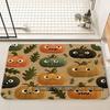 Witch Flying Halloween Mat Living Room Decoration Home Sofa Non-Slip Carpet Study Bedroom Tatami Children'S Soft Floor Mat