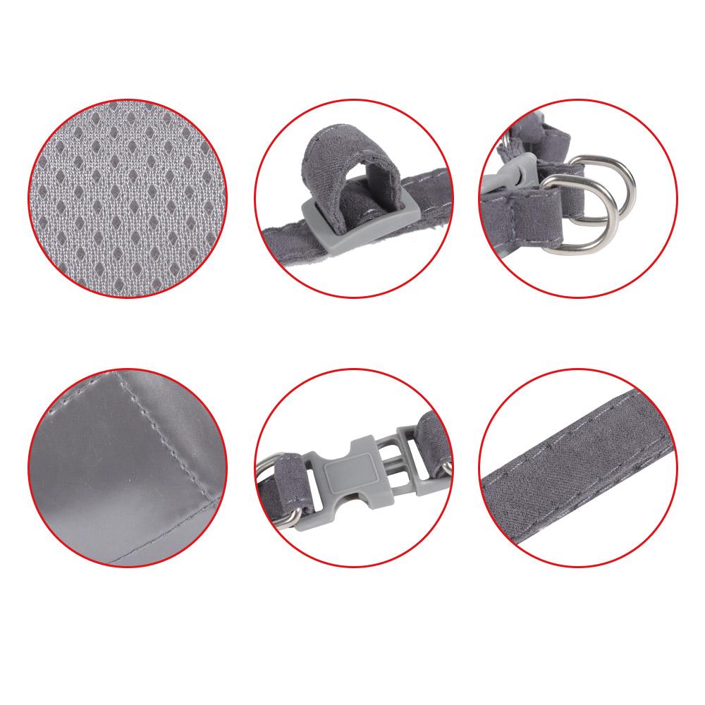 Dog Vest Harness With 1.4m Traction Rope Leash Set For Small Dogs Cat No Pull Outdoor Waterproof Puppy Yorkshire Pet Chest Strap Supplies