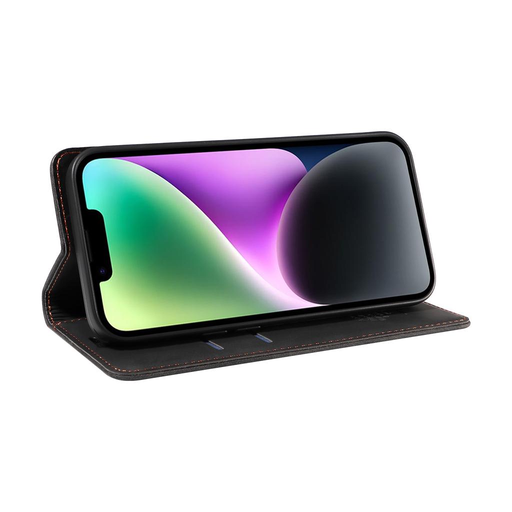 For iPhone 17 Case BETOPNICE Magnetic Closure RFID Blocking Wallet Stand Leather Phone Cover
