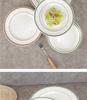 Круглая melamine тарелка Kaibaiya под фарфор - Пластиковая плоская тарелка для гостиничной посуды и сервировки фуршета