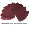 10x Sanding Palm Sheet Sander Pads Polish Sandpaper Grit Abrasive Discs Abrasive