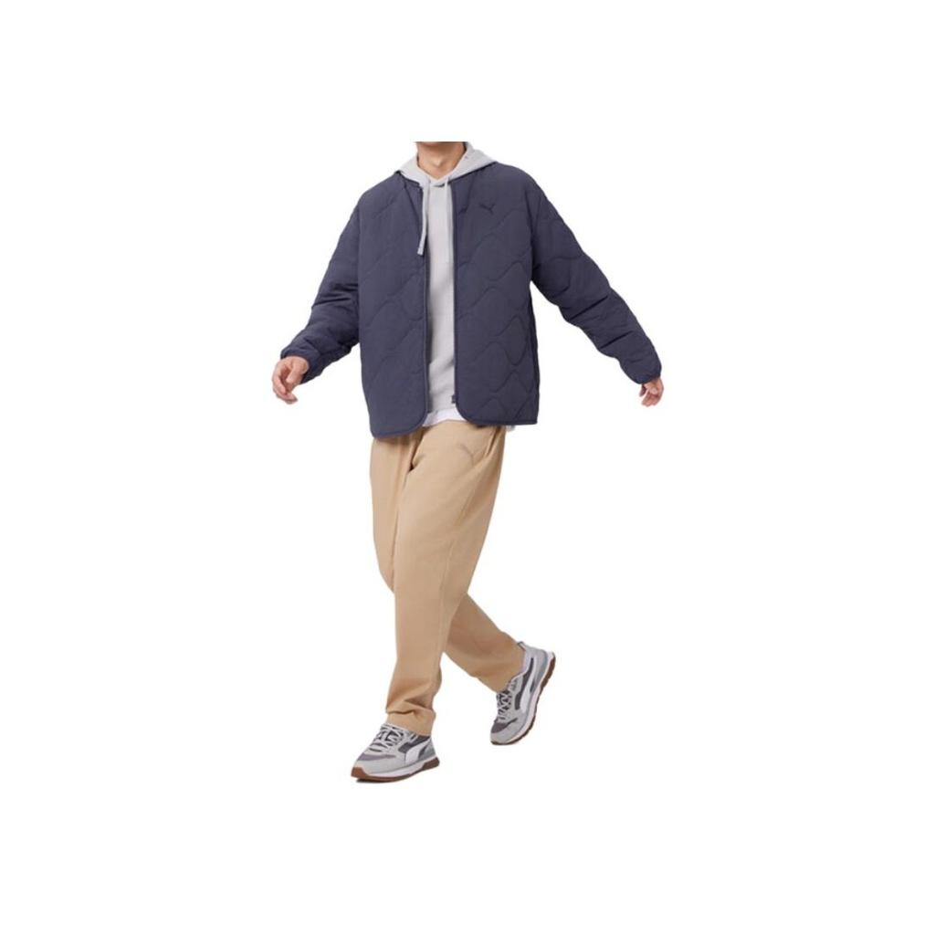 Puma Легкая стеганая однотонная модная повседневная удобная куртка мужская куртка Galaxy-Gray 632291-69