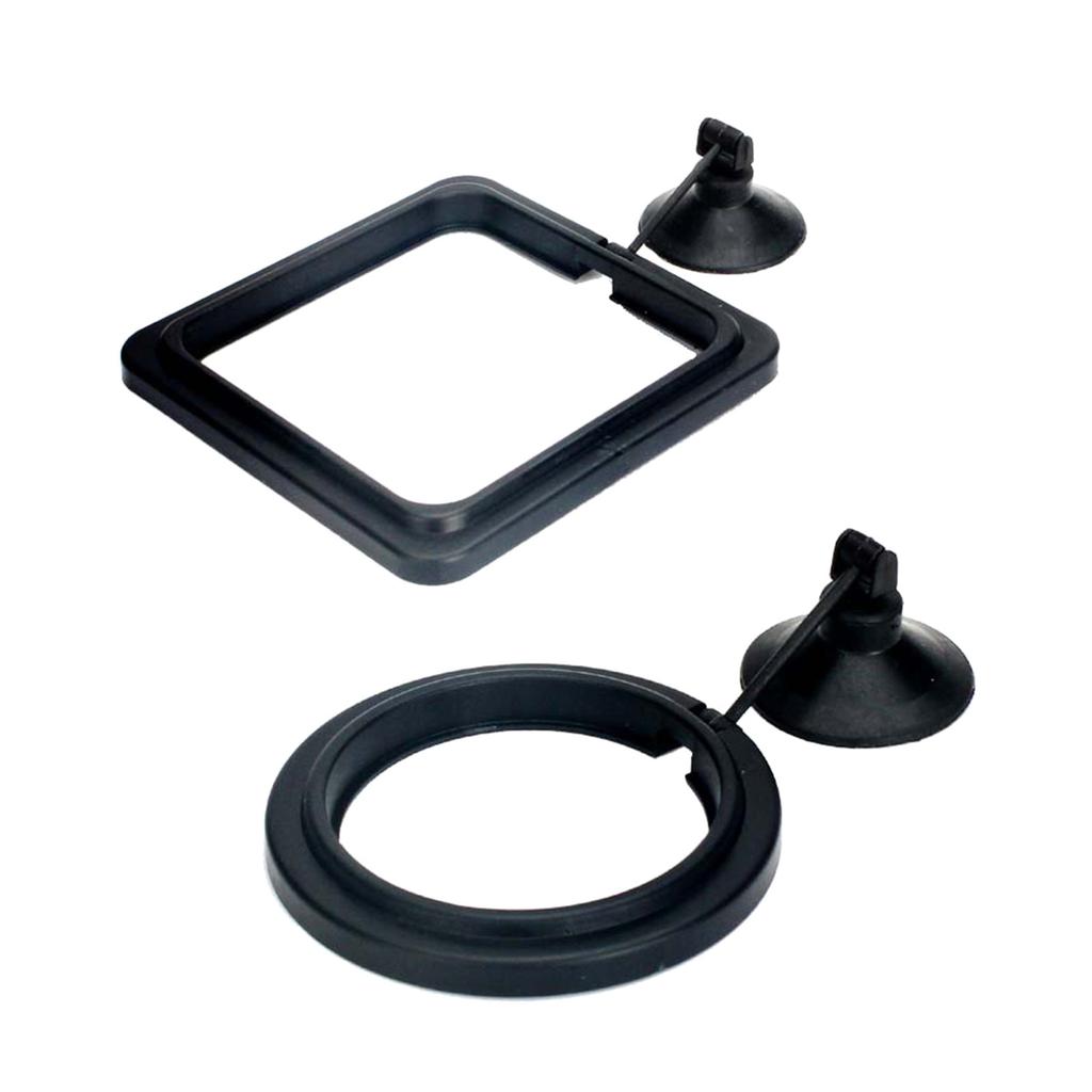 2pack Fish Tank Food Circles Easyly Install Fish Feeder Floating Food Feeder Suitable for Home and Office Tanks