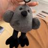 New Grey Regret Bird Plush Toy Super Soft Stuffed Animal Cute Kawaii Pendant Fluffy Collectible Gift for Kids Adults Home Decor