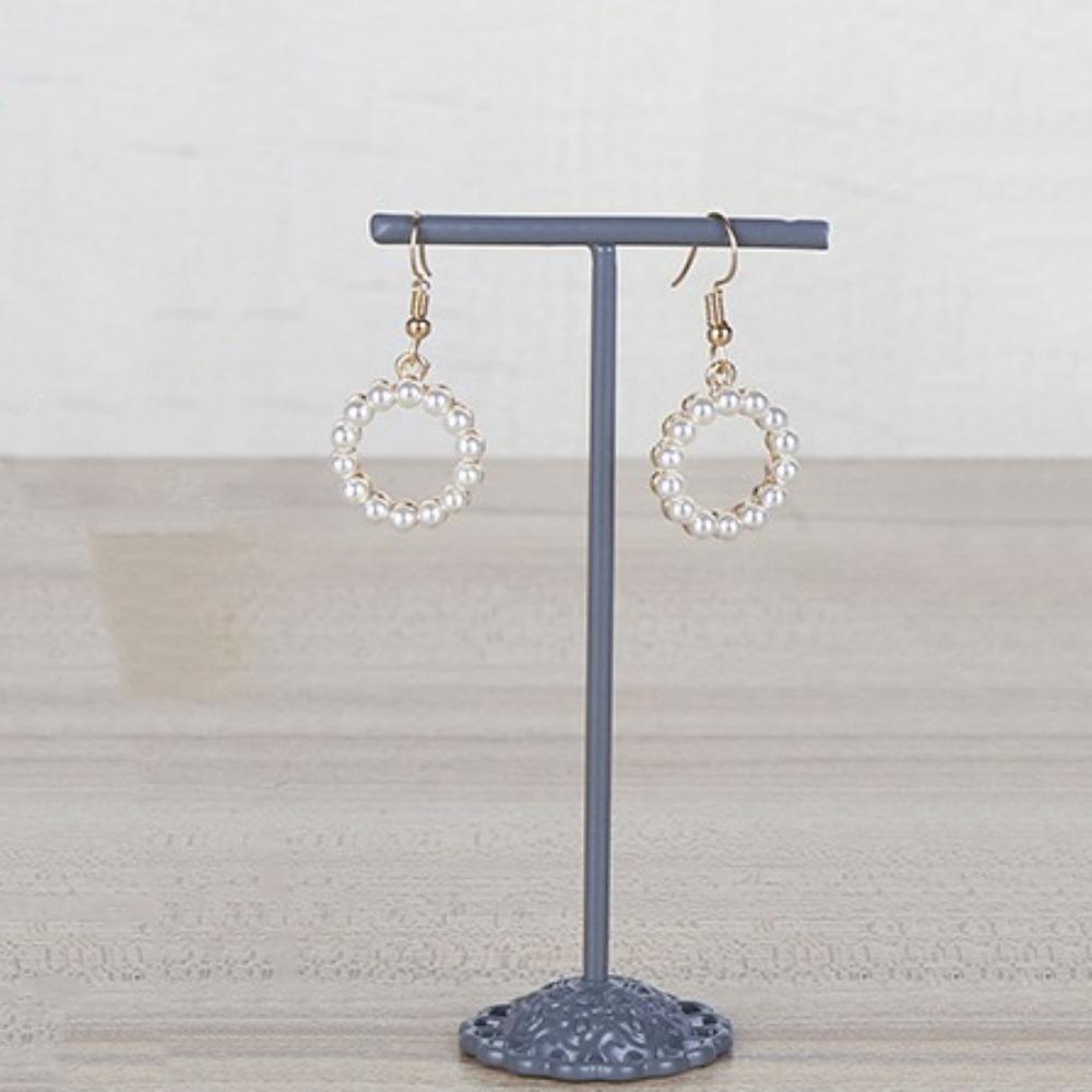 3Pcs/Set Hanging Jewelry Display Holder Metal Necklace Organizer Rack  Earring