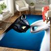 1Pc Dragons Love Rug, Office Carpet Indoor Outdoor Doormat, Non-Slip Soft, Living Room, Christmas Halloween Gift. M928160