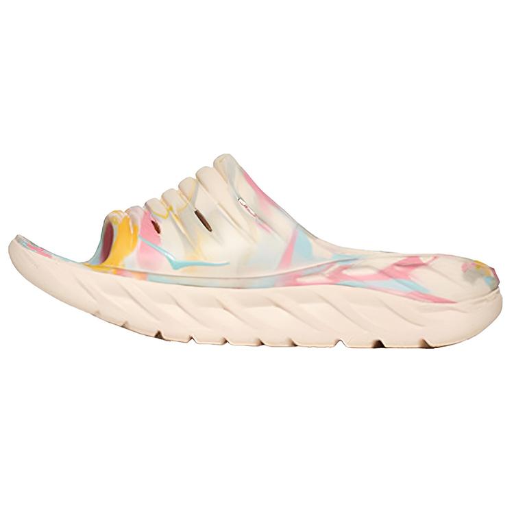 HOKA One One Ora Recovery Slide Free People Movement Luna Мраморный 1134731-LMLD