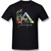 Dannifer ARK Survival Evolved Футболки для мужчин с коротким рукавом Модные футболки топ Черный Маленький