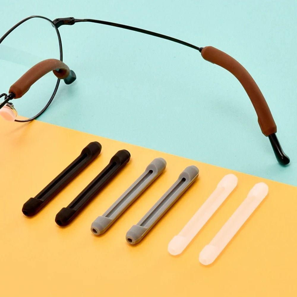 5pairs Elastic Glasses Tip Holder Comfort Eyeglasses Grip High Quality Glasses Anti-slip Sleeves