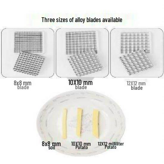 Ручная картофелемялка из нержавеющей стали: Электрический экструдер для картофеля фри Extra Long, Коммерческий и бытовой резак