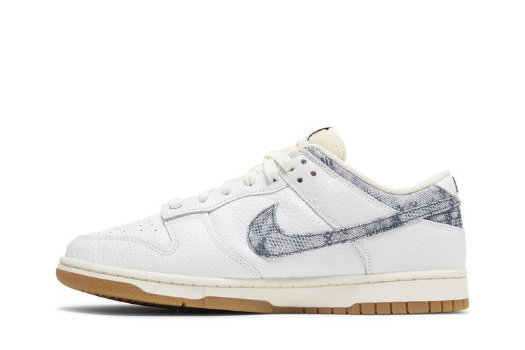 Men's Sneakers Nike Dunk Low New Americana Washed Denim White/Midnight Navy-Gym Red-Sail