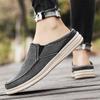 Fashion Summer Blue Loafers 2025 Men Classic Canvas Flats Shoes Women Comfortable Breathable Men Casual Shoes Slip-on Espadrilles Male