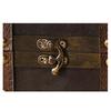 Practical Old Fashioned European Styles Sturdy Wood Trunk Stylish Storage Solution for Traveler and Fashion Lovers
