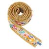 1pcs Hotfix Crystal Rhinestone Chain 2 cm Width Rhinestone Applique Strips  For DIY Crafts