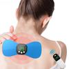 EMS Neck Massager with Pulse, Portable Electric Neck & Shoulder Therapy Device, Mini Smart TENS Massage Pad