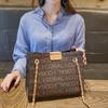 Новая модная женская сумка на цепочке с буквенным принтом, высокое качество, большая вместимость, диагональная сумка, повседневная сумка-тоут All Match