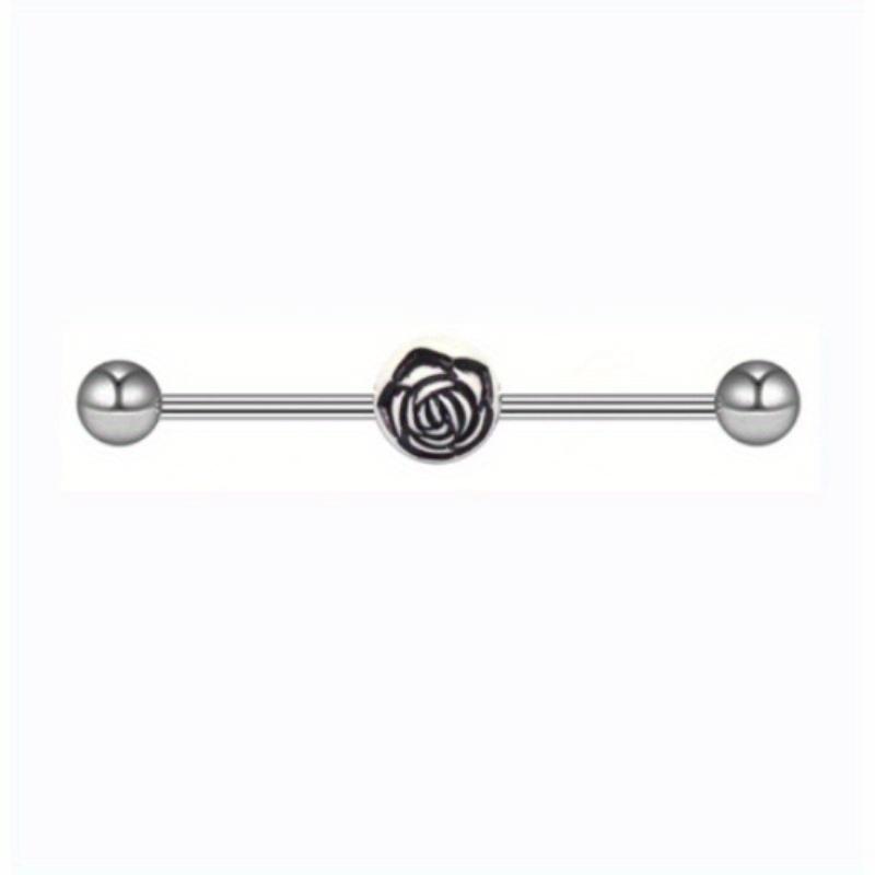 1 шт., серьги-гвоздики в форме сердца, крестики-цветки, серьги-гвоздики на Хэллоуин, призрак, аксессуары для пирсинга, модные украшения