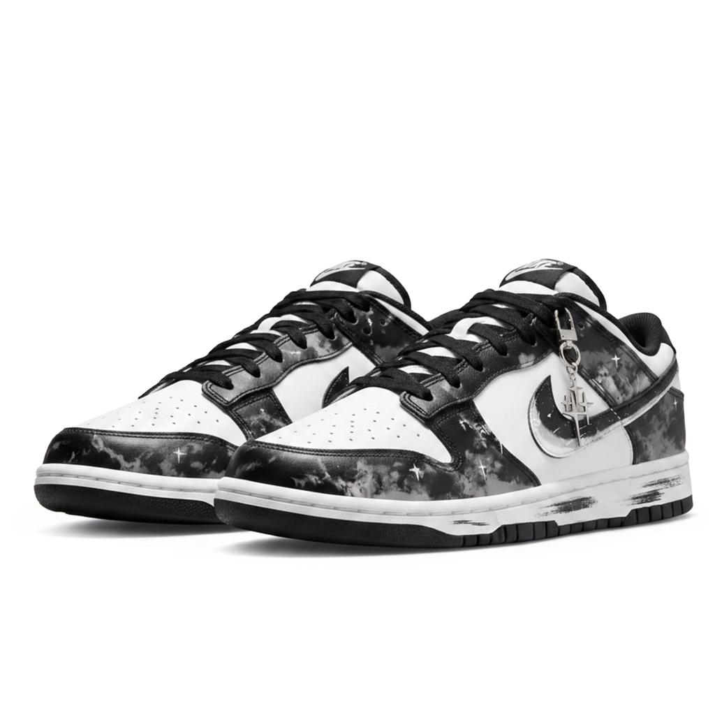 Nike Dunk Universe Exploration, Vintage Triple Black Cow Leather Abrasion Resistant Slip Resistant Low top hf5441-100(Team2070- )