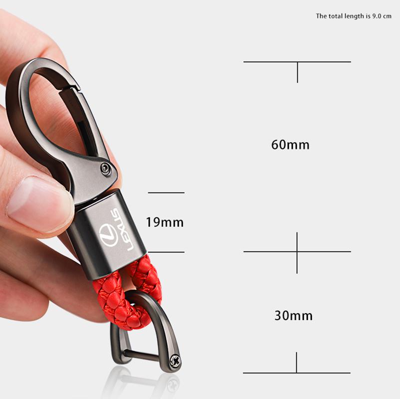 Car Dedicated KeyChain Ring Auto Logo Key Pendant Accessories For Lexus F SPORT ES RX NX LS UX LM LX GX LC RZ IS CT GS RC HS LBX