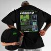Лето 2025 Рэпер Feid Ferxxo Мужская Хлопковая Модная Хип-хоп Футболка Повседневная и Удобная Футболка с Короткими Рукавами Уличная Одежда
