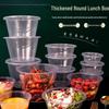 Одноразовые круглые пластиковые контейнеры для еды на вынос