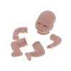 Simulation Unpainted Reborn Doll Kit Vinyl Unfinished Baby Doll Mold Parts Set 17 Inch