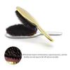 Oval Shape Hair Brush PS Hairdressing Massage Comb Boar Bristle Paddle Hair Brush  Hairdressing
