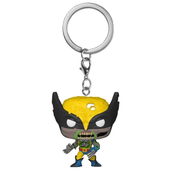 Porte-clés Funko Pop! - Marvel - Wolverine Zombie - Multicolore - Plastique - Adulte