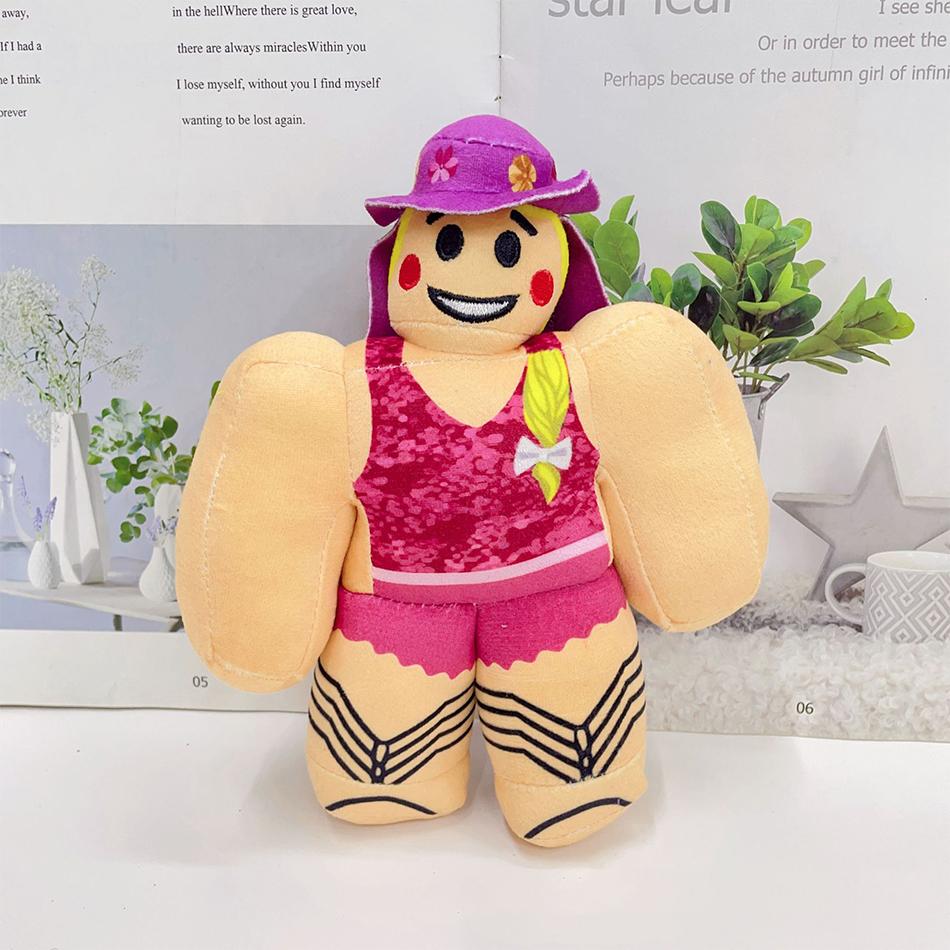 NEW 22cm Noob Plush Toy Cartoon Game Roblox Experiment Soft Stuffed Animals Dolls Birthday Christmas Children Gifts