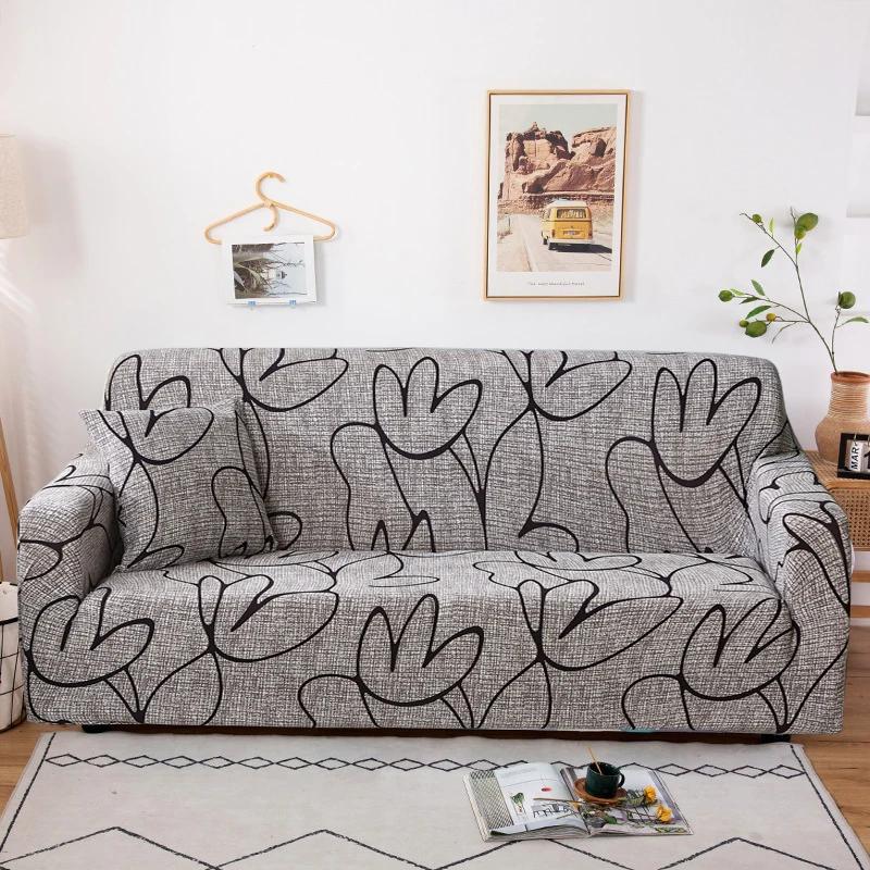 Чехол для дивана Эластичный универсальный чехол для дивана разной формы Чехол для дивана Пылезащитный чехол