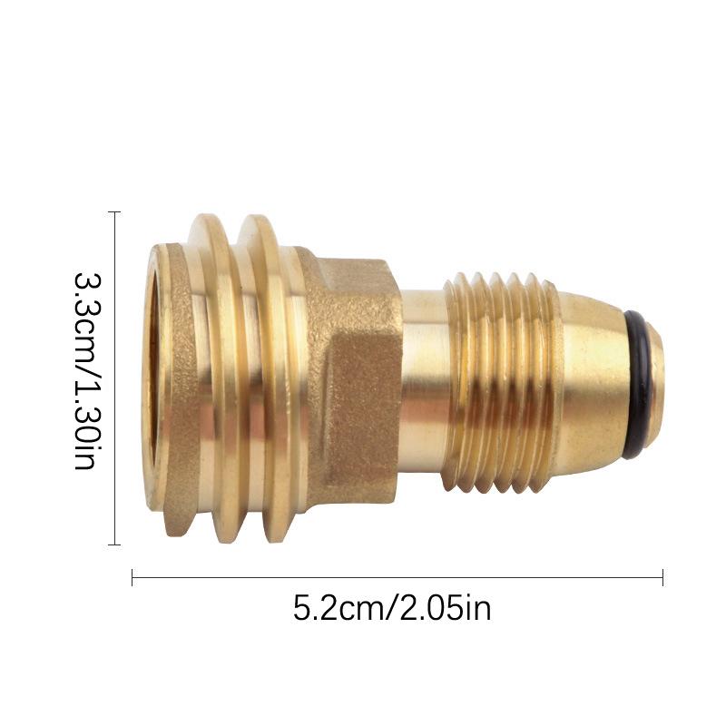 Outdoor Propane Inflation Connector Gas Stove Adapter Pol To Qcc1
