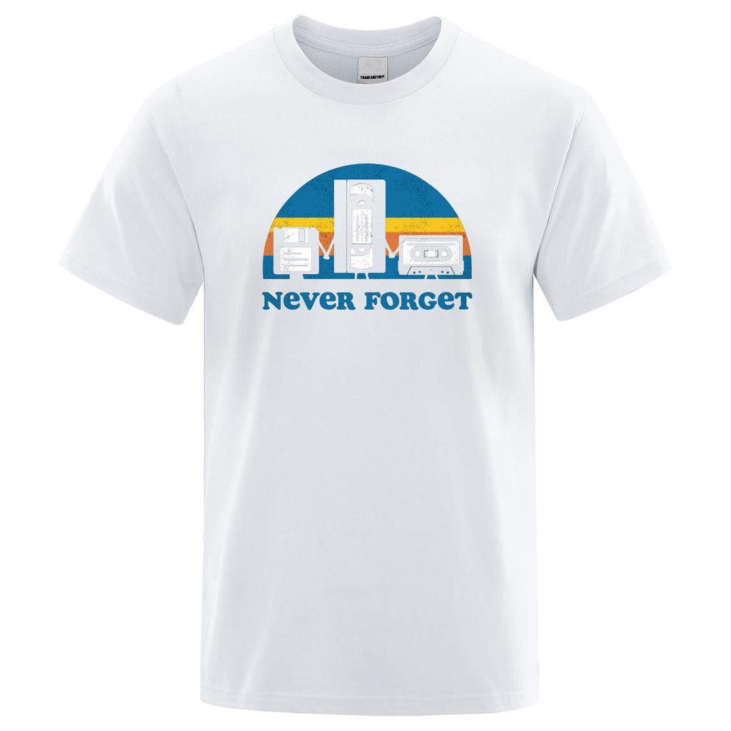 Men's Summer 100 Cotton Faith Print Loose Large Casual Round Neck Short Sleeve T-shirt