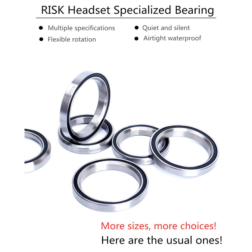 Bike Headset Bearings 41.8/47/49/52mm Anti-rust Road Bicycle Headset Bearing Repair Accessories