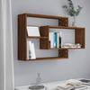 VidaXL Wall Shelf Brown Oak 104x20x58.5 Cm Engineered Wood 815290