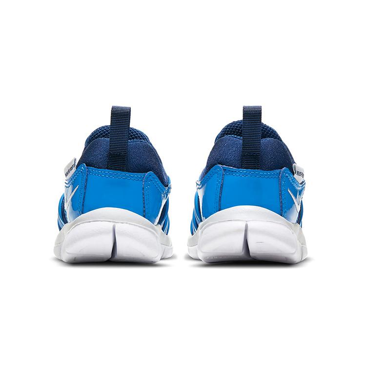 Nike Динамо Фри Гусеница Низкие Спортивные Повседневные Кроссовки Синий Белый Для Младенцев И Малышей 343938-435
