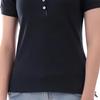 Barbour Поло с коротким рукавом и узором из логотипов Женские топы Темно-синий LML0634NY16