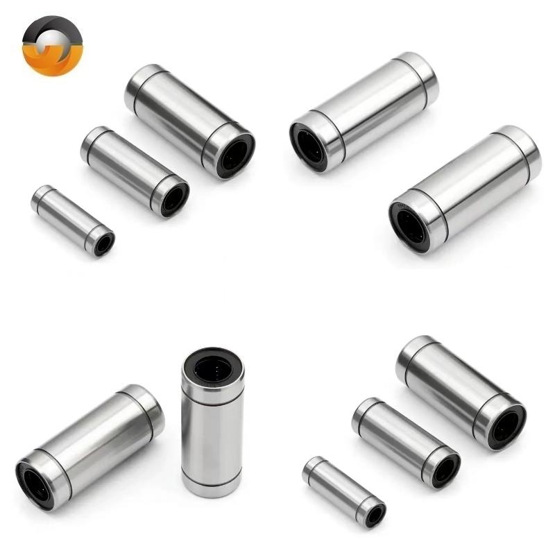 4PCS LM LUU Linear Motion Bearings LM20LUU LM16LUU LM13LUU LM12LUU LM10LUU LM8LUU LM6LUU ABEC-7 Long Type Linear Bearings