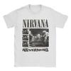 Nirvana Grunge Гранж Группа Футболка с принтом Уличная одежда Винтаж Y2K Мужская [S-6XL]